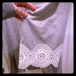 NWOT - LOFT PLUS never worn embellished sleeve tee